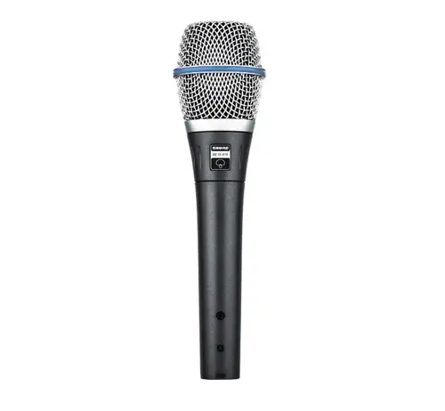 Microfon vocal de studio Shure BETA 87A, XLR (Negru)