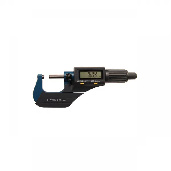 Micrometru digital BGS-Technic, 0-25mm, precizie 0.001mm