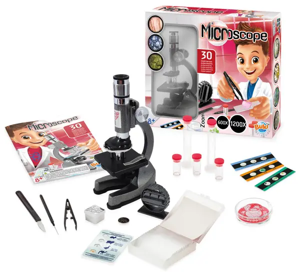 Microscop cu accesorii Buki Sciences - 30 de experimente