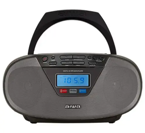 Microsistem Audio AIWA BBTU-400BK, CD/MP3/FM-PLL/BT Player (Negru)