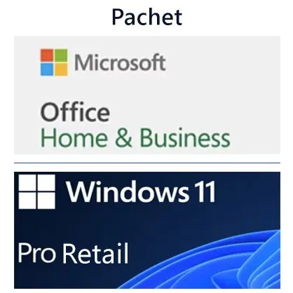 Microsoft Licenta Windows 11 PRO Retail, BOX + Microsoft Office Home and Business 2024 BOX