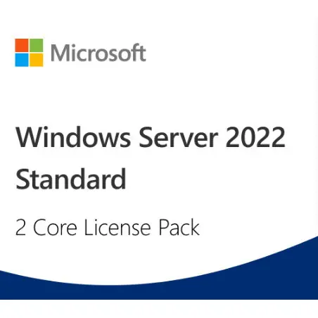 Microsoft Licenta Windows Server 2022 Standard - 2 Core License Pack