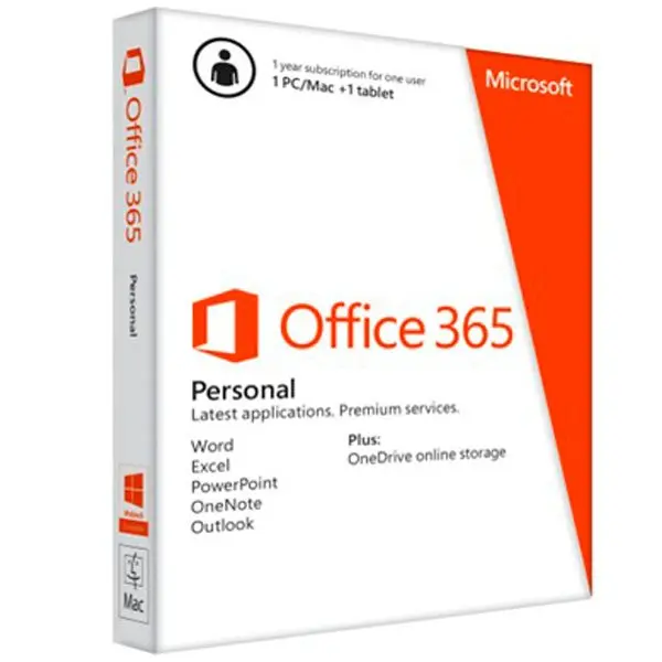 Microsoft Microsoft Office 365 Personal 32-bit/x64 All Languages Subscription Online Product Key License 1 License Eurozone Downloadable Click to Run NR 1 Year