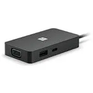 Microsoft Multiport Microsoft Surface USB-C Travel Hub COMM 1E4-00004, HDMI 2.0, VGA, Gigabit Ethernet, Negru