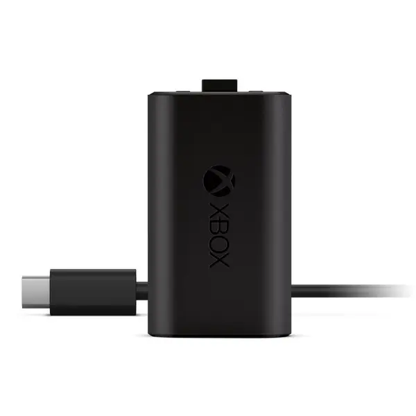 Microsoft Pachet Microsoft SXW-00006 - Baterie reincarcabila pentru MS Xbox + cablu USB-C, Negru