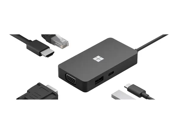 Microsoft Surface USB C Travel Hub - HDMI, VGA, RJ 45, USB C USB A