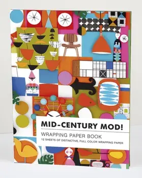 Mid-Century Mod! Wrapping Paper Book/***