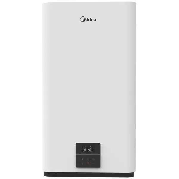 Midea Boiler electric Midea D50-20ED6, seria Salute, model Double Tank, volum 50L, 2000 W, Control electronic, Supapa de siguranta de reducere a presiunii, Alb