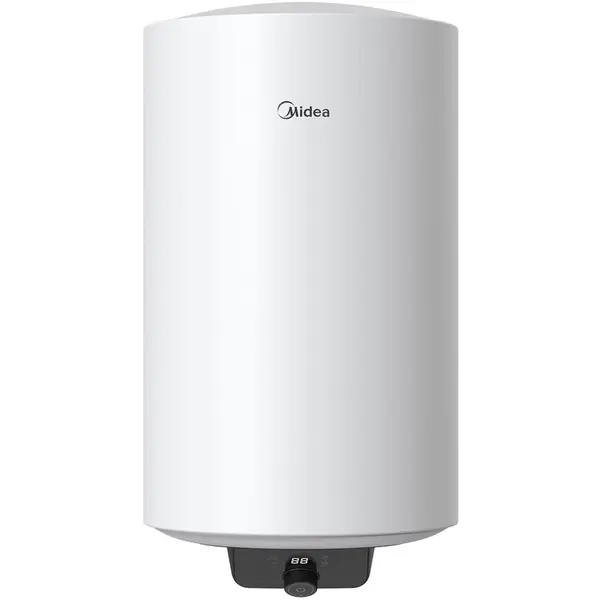 Midea Boiler electric Midea, seria Lume, model cilindric, volum 100L, control electronic, Supapa de siguranta de reducere a presiunii, protectie supraincalzire, Wifi