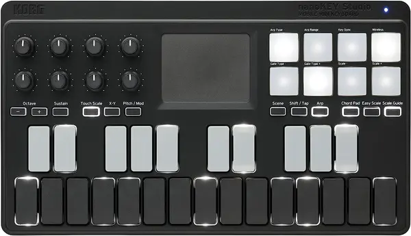 MIDI controler Korg - nanoKEY ST, negru/gri