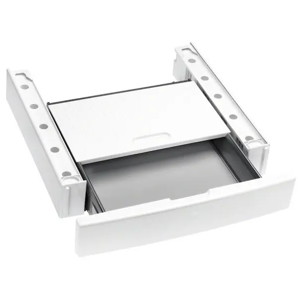 Miele Conector masina de spalat Miele, model cu sertar, utilizabil intre doua masini de spalat sau in combinatia masina + uscator Miele, • pentru asezarea in coloana a masinilor de spalat rufe si a uscatoarelor Miele; conector cu sertar pentru depozitare