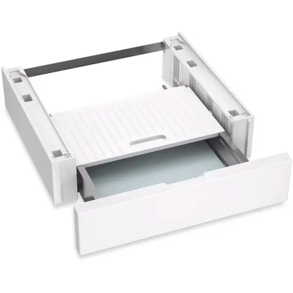 Miele Kit suprapunere Miele WTV 611 cu sertar integrat, compatibil cu masinile Nova Edition si W1 + uscatoarele Nova Edition, Alb