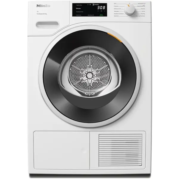 Miele Uscator de rufe Miele TWD 640 WP EcoSpeed, 9kg, DryCare 40, AddLoad, Wash2Dry2, Motor ProfiEco, Alb