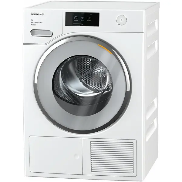 Miele Uscator de rufe Miele TWV 780 WP, Pompa de caldura, 9 kg, Clasa A+++, MTouch, SteamFinish, EcoDry, WiFiConn@ct, Alb