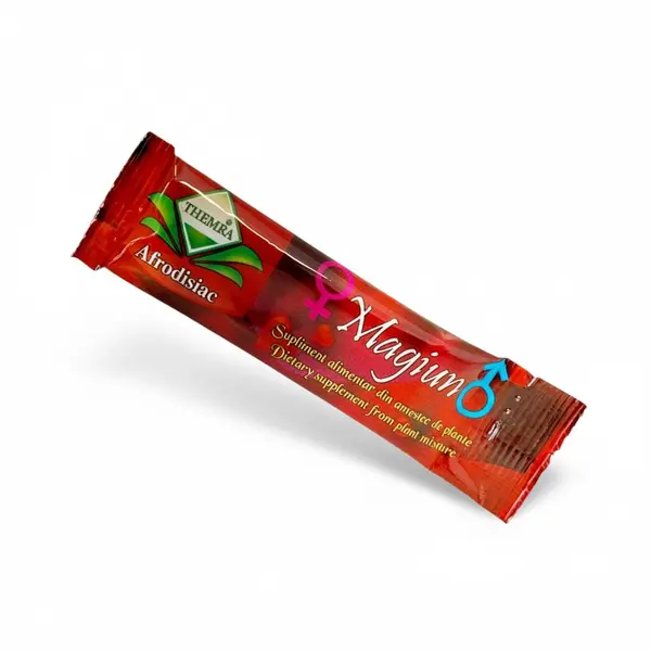 Miere afrodisiaca Themra - Magiun, pentru imbunatatirea potentei si cresterea libidoului, unisex, 1 plic x 12 g