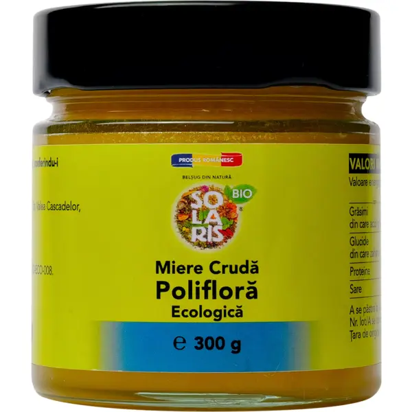 Miere Cruda Poliflora Ecologica/Bio 300g