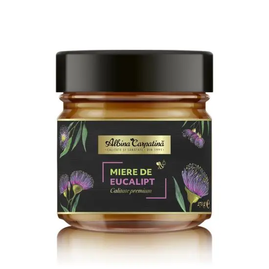 Miere de eucalipt Albina Carpatina, 270g, Apicola