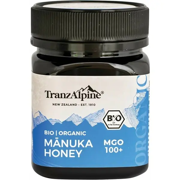 Miere de Manuka MGO 100+ bio 250g TranzAlpine