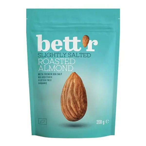 Migdale prajite sarate bio 200g Bettr