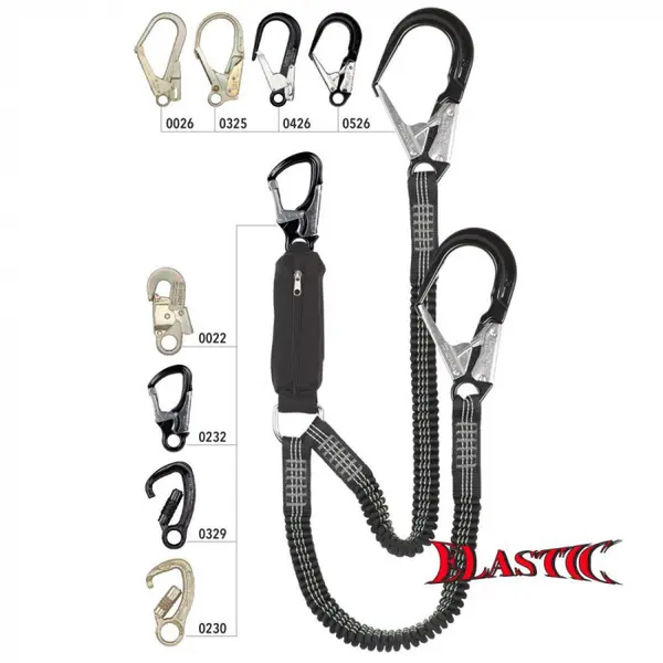 Mijloc de legatura de 2m lungime cu absorbitor, Vertiqual VARAN