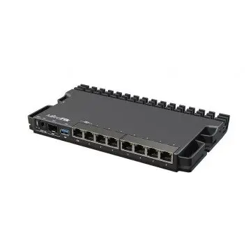 MikroTik Mikrotik RB5009UG+S+IN router cu fir 2.5 Gigabit Ethernet Negru