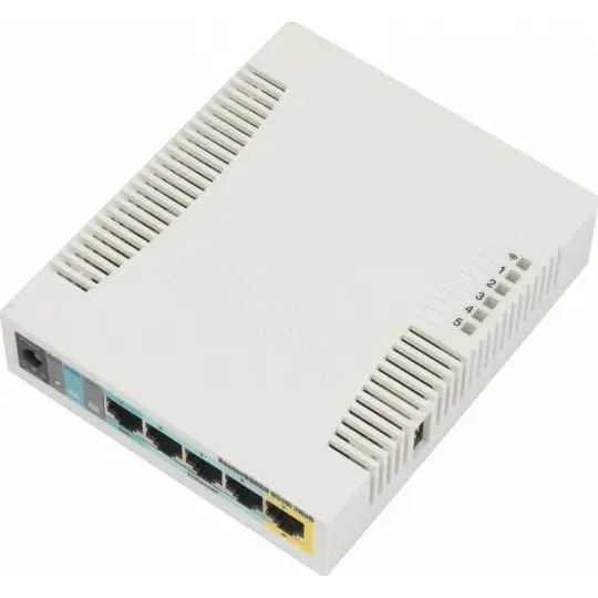 MikroTik MikroTik SOHO RouterBOARD 951Ui-2HnD with 600Mhz CPU, 128MB RAM, 5xLAN, built-in 2.4Ghz