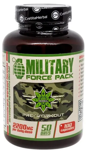 Military Force Pack, 100 capsule, Cvetita Herbal