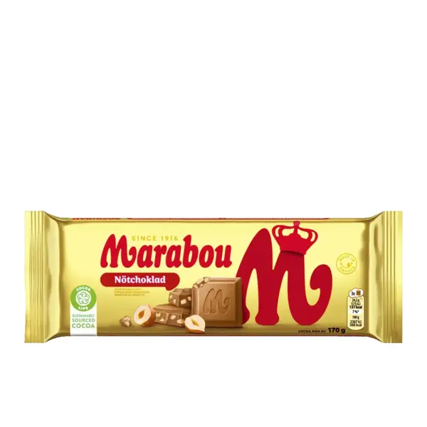 Milk chocolate with chopped hazelnuts 170 gr