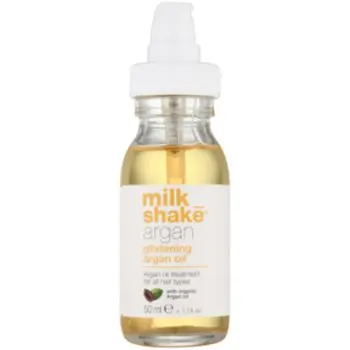 milk_shake® Argan Glistening Oil Tratament de îngrijire cu ulei de argan pentru toate tipurile de păr