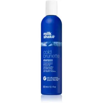 milk_shake® Cold Brunette Shampoo șampon pentru neutralizarea tonurilor de galben pentru nuante de par castaniu
