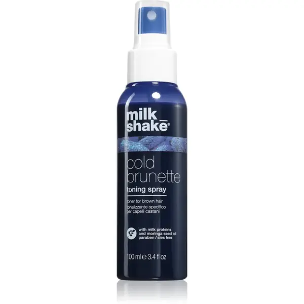 milk_shake® Cold Brunette Toning Spray spray neutralizarea subtonurilor de alamă 100 ml