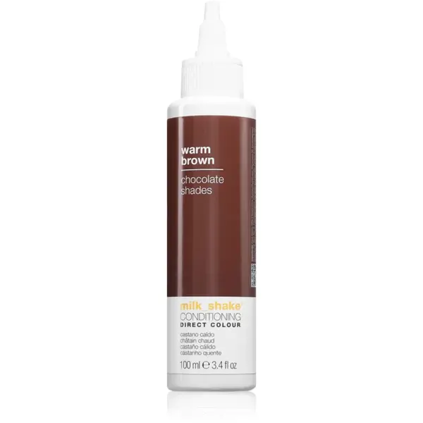 milk_shake® Direct Colour balsam nuanțator pentru hidratare intensa Warm Brown 100 ml