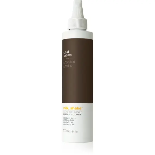 milk_shake® Direct Colour balsam nuanțator pentru hidratare intensa Cold Brown 100 ml