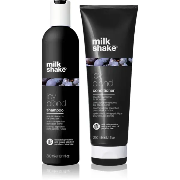 milk_shake® Icy Blond Duo Pack set pentru parul blond cu suvite