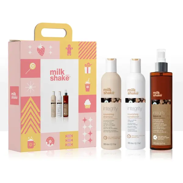 milk_shake® Integrity Nourishing & Leave-In Hair Set set cadou pentru toate tipurile de păr