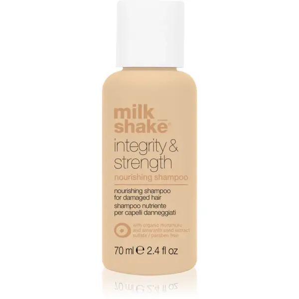 milk_shake® Integrity & Strength Nourishing Shampoo sampon hranitor pentru par deteriorat 70 ml