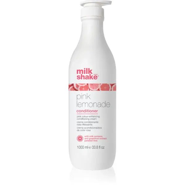 milk_shake® Pink Lemonade Conditioner balsam nuanțator pentru par blond odstín Pink 1000 ml