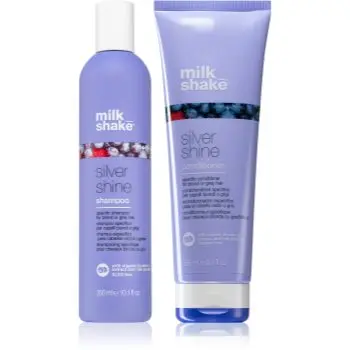 milk_shake® Silver Shine sampon si balsam neutralizeaza tonurile de galben