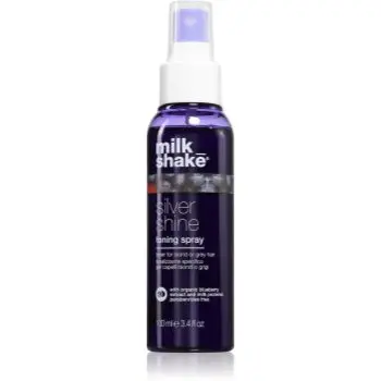 milk_shake® Silver Shine Toning Spray spray tonifiant pentru părul blond şi gri