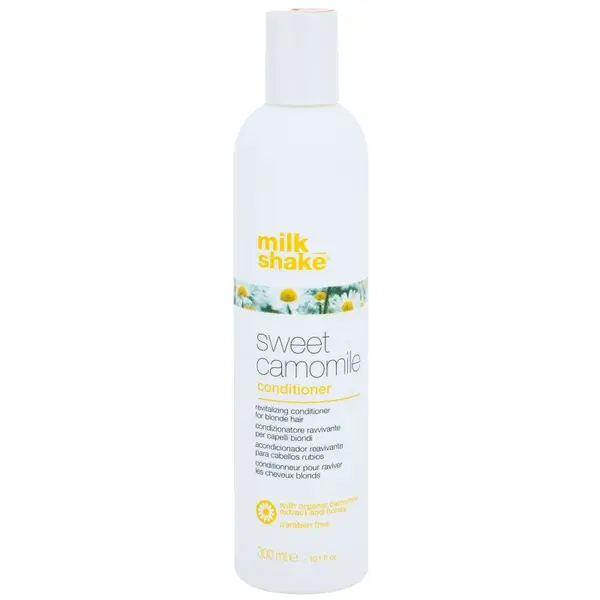 milk_shake® Sweet Camomile balsam hranitor pentru par blond fără parabeni 300 ml