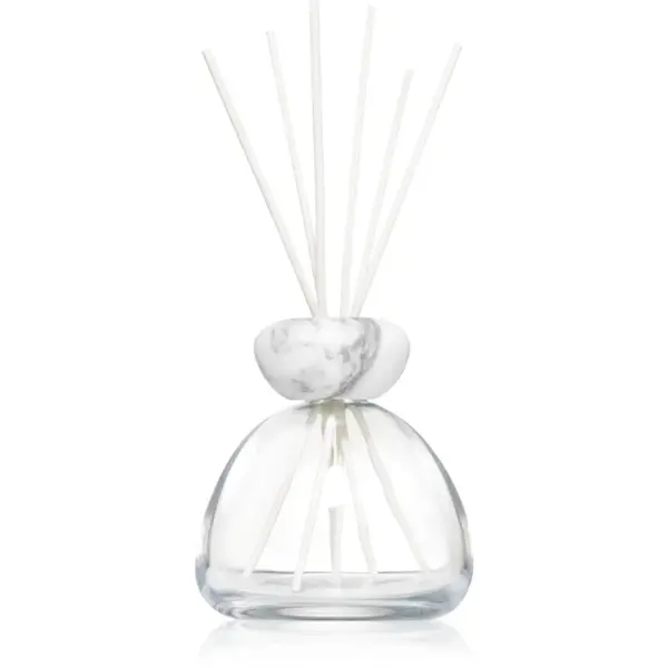 Millefiori Air Design Marble Glass Clear aroma difuzor fara rezerva White Cap 1 buc
