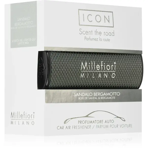 Millefiori Icon Sandalo Bergamotto parfum pentru masina 1 buc