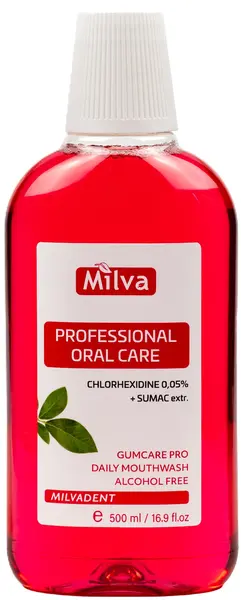 Milva Apă de gură cu clorhexidină 0.05%, 500 ml