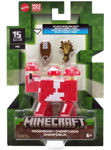 Minecraft 15th Anniversary Mooshroom Action Htl83