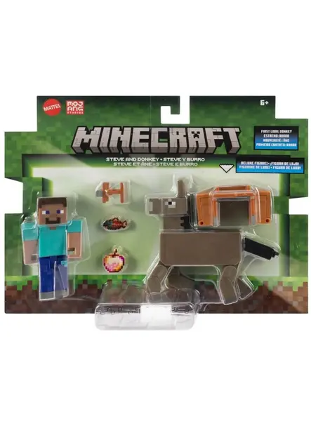 Minecraft Core 2 Pack Steve & Donkey