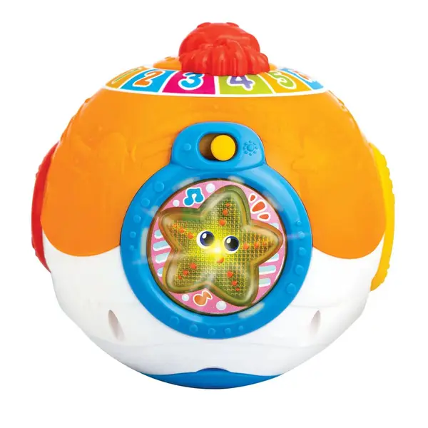 Minge cu sunete Winfun Roll N Learn Ocean Ball