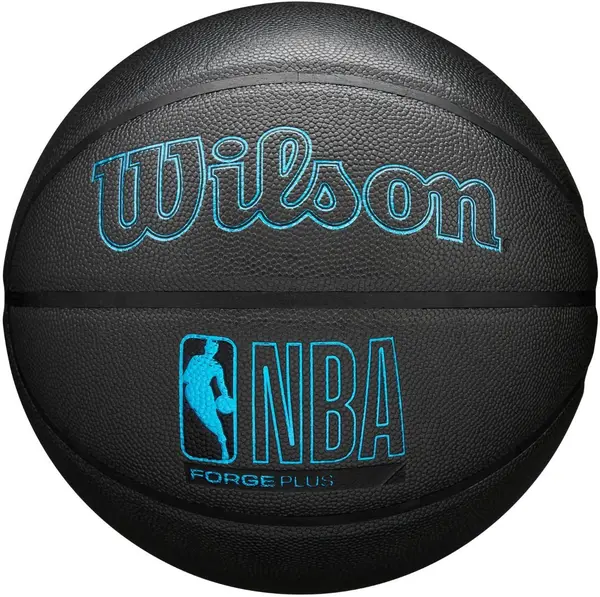 Minge de baschet Wilson - NBA Forge Plus, mărimea 7, neagră