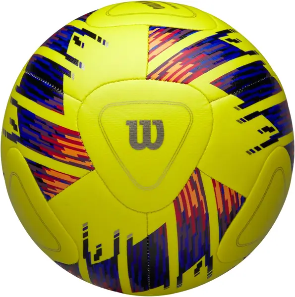 Minge de fotbal Wilson - NCAA Vivido Replica, mărimea 5, galbenă