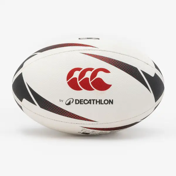 Minge de rugby de antrenament mărimea 4, Decathlon | Canterbury Negru