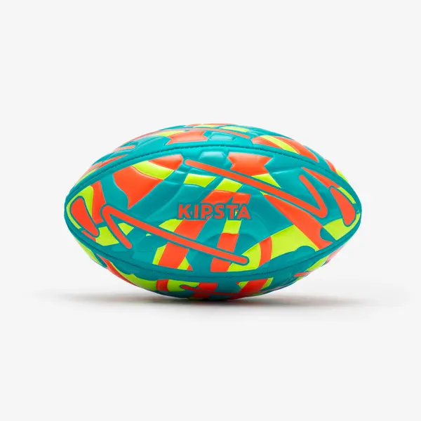 Minge de rugby mărimea 2 mini, Portocaliu Verde Galben